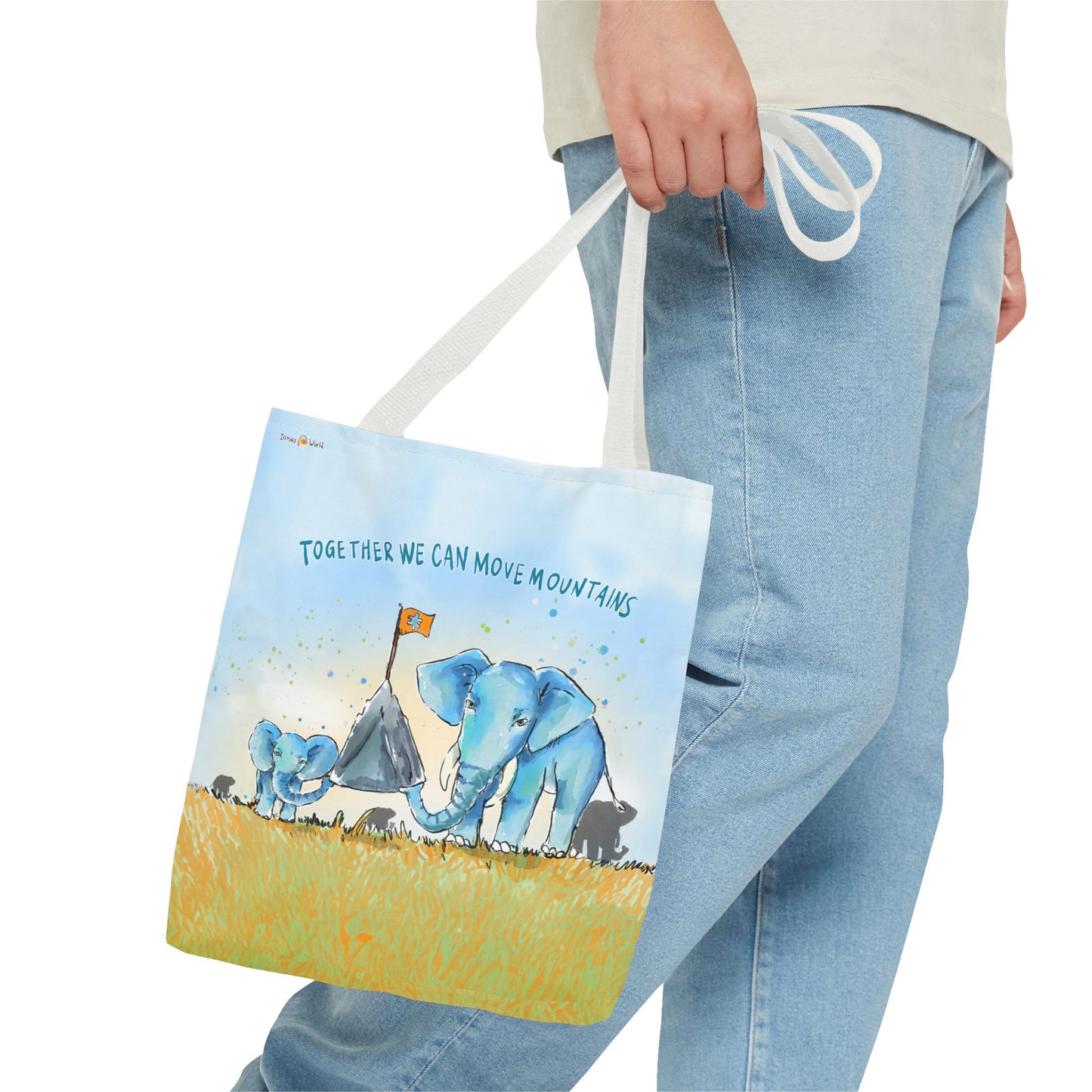TOGETHER WE CAN MOVE MOUNTAINS - TOTE BAG