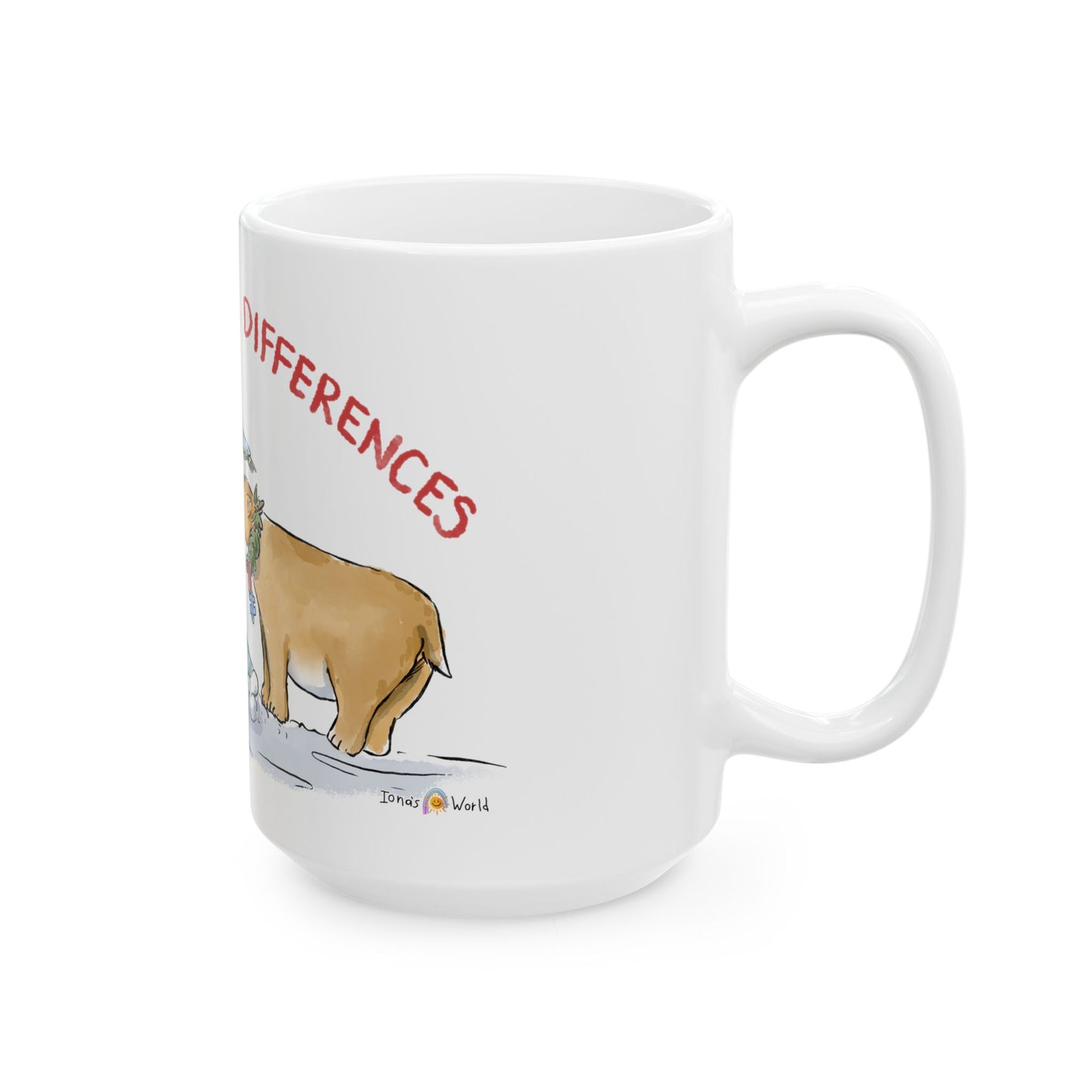 CELEBRATE OUR DIFFERENCES - FESTIVE MUG
