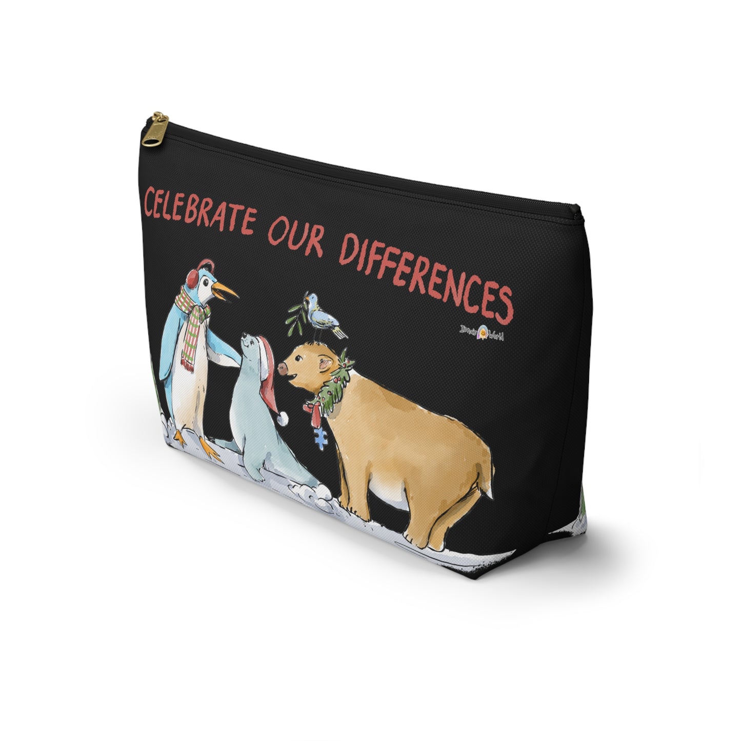 CELEBRATE OUR DIFFERENCES - ACCESSORY POUCH (BLACK)