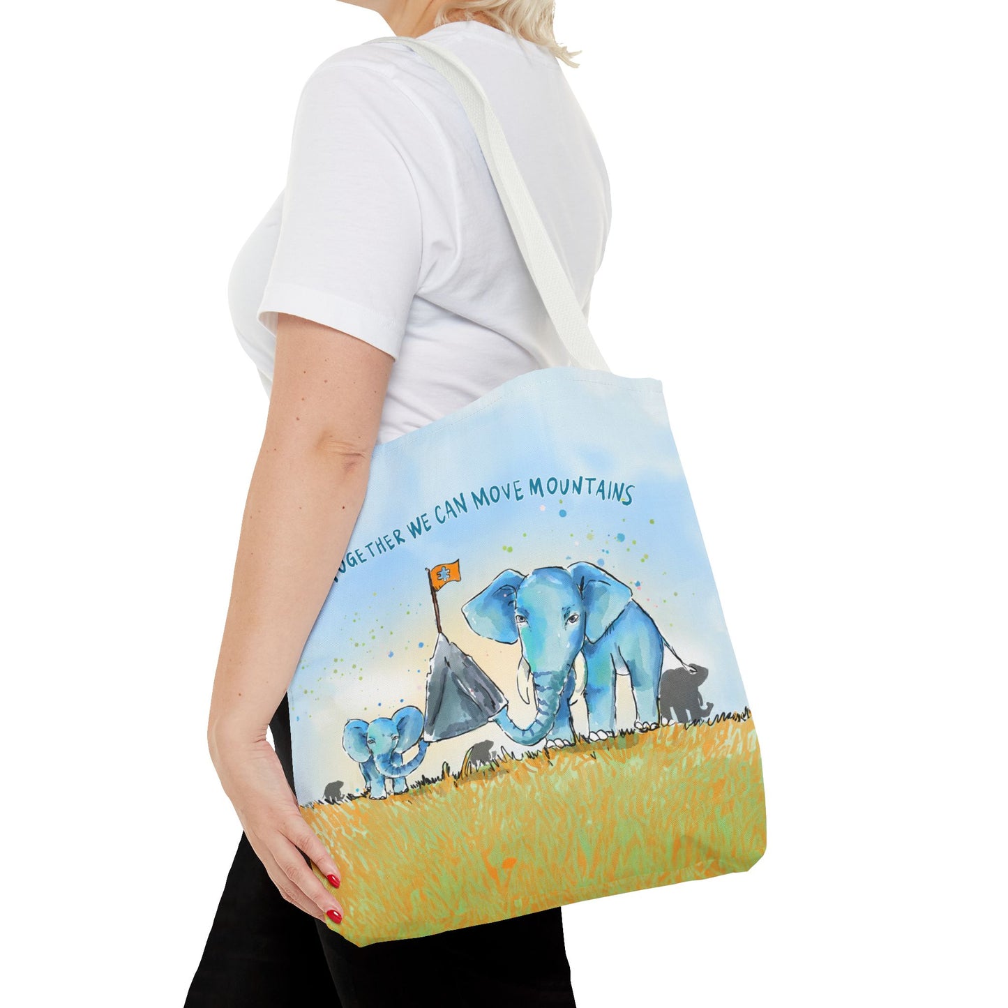 TOGETHER WE CAN MOVE MOUNTAINS - TOTE BAG