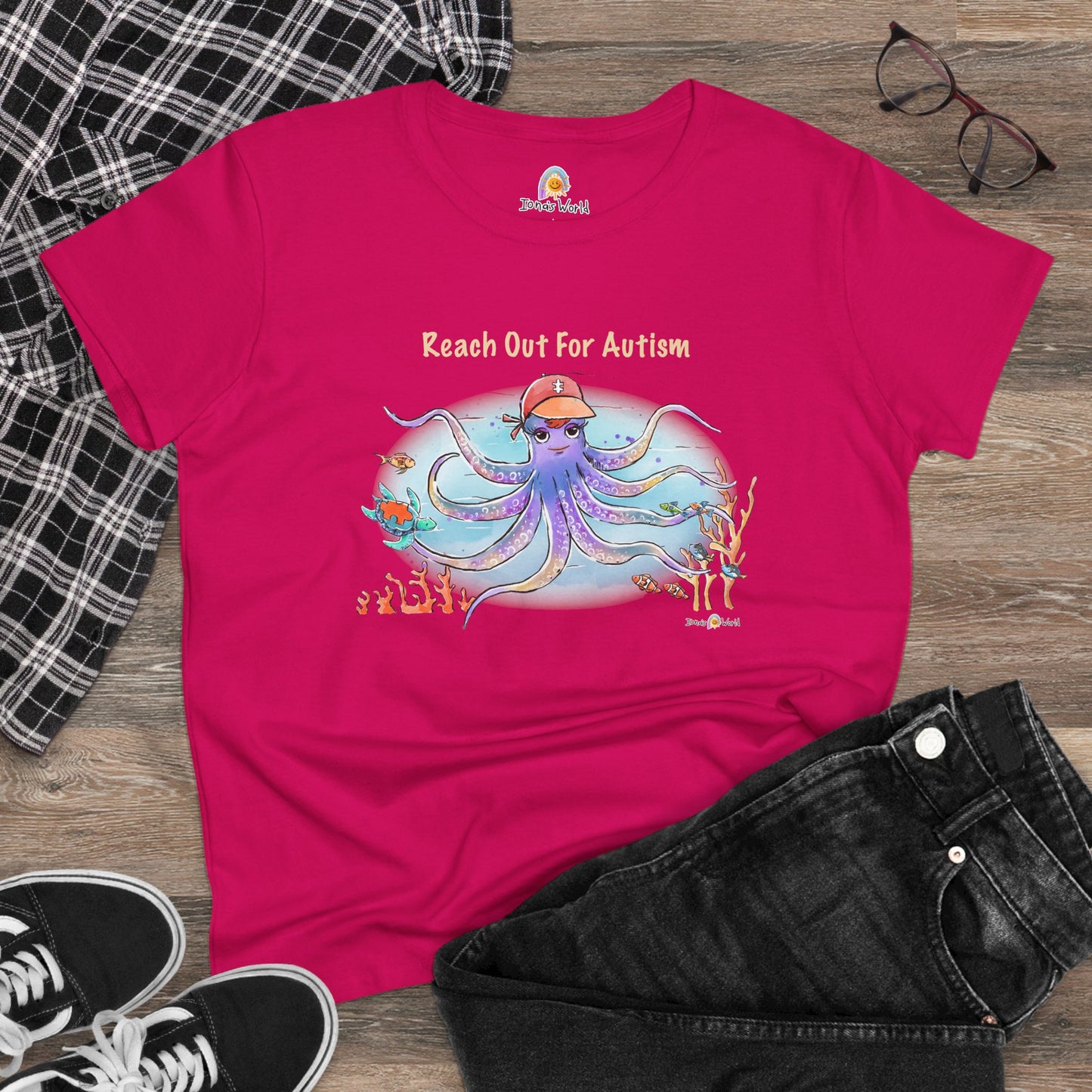 REACH OUT FOR AUTISM - WOMEN'S SHIRT