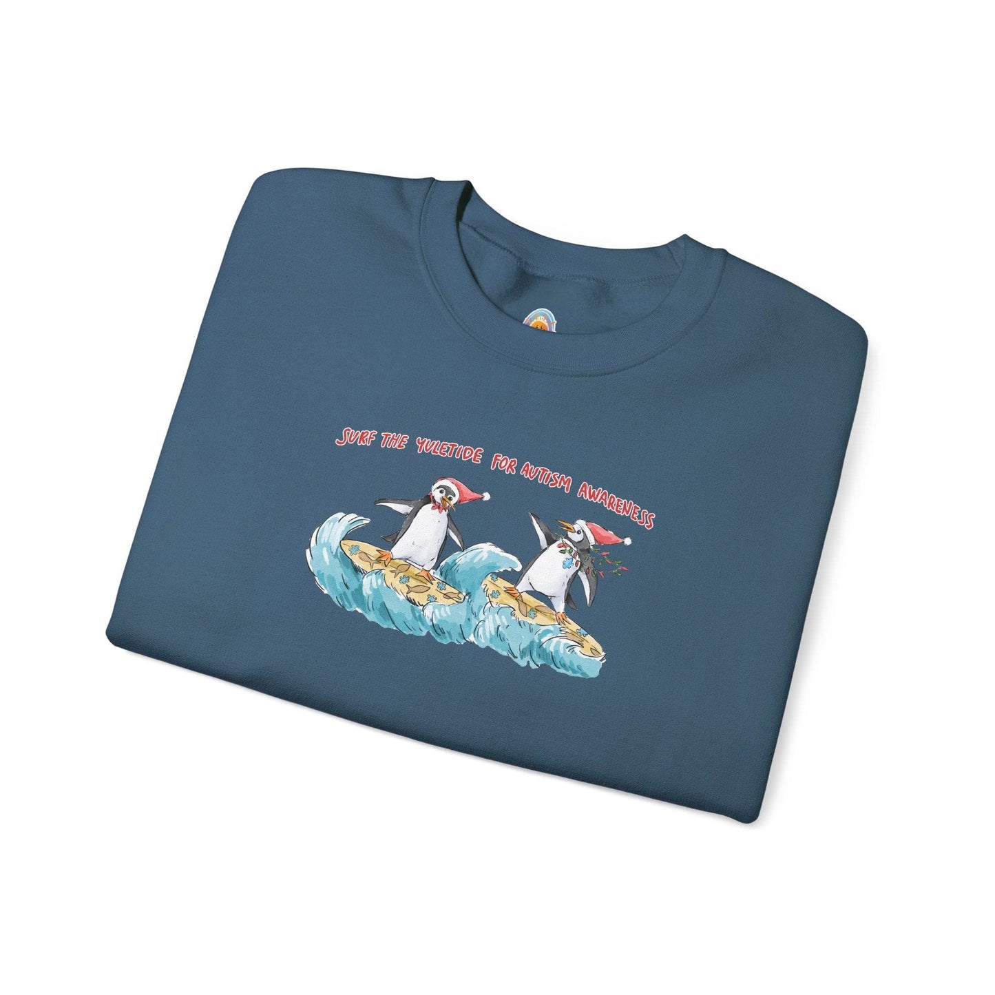 SURF THE YULETIDE FOR AUTISM AWARENESS - SWEATSHIRT - Iona's World