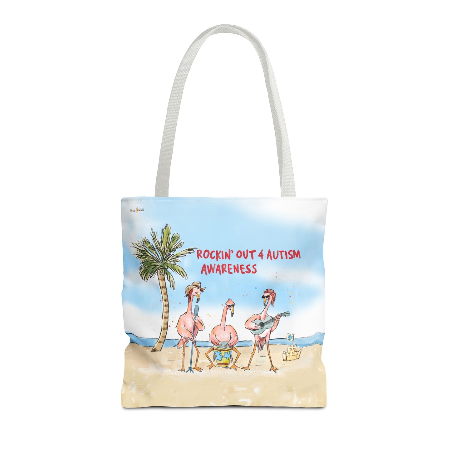 ROCKIN' OUT 4 AUTISM AWARENESS - TOTE BAG