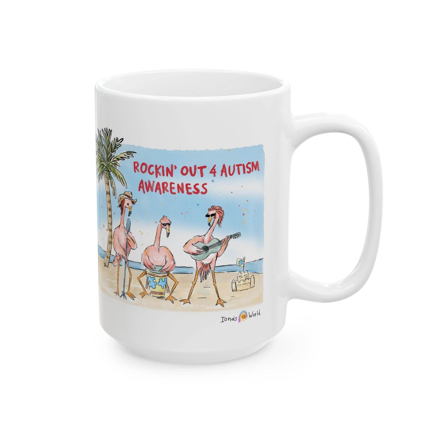 ROCKIN' OUT 4 AUTISM AWARENESS - INSPIRATIONAL MUG - Iona's World