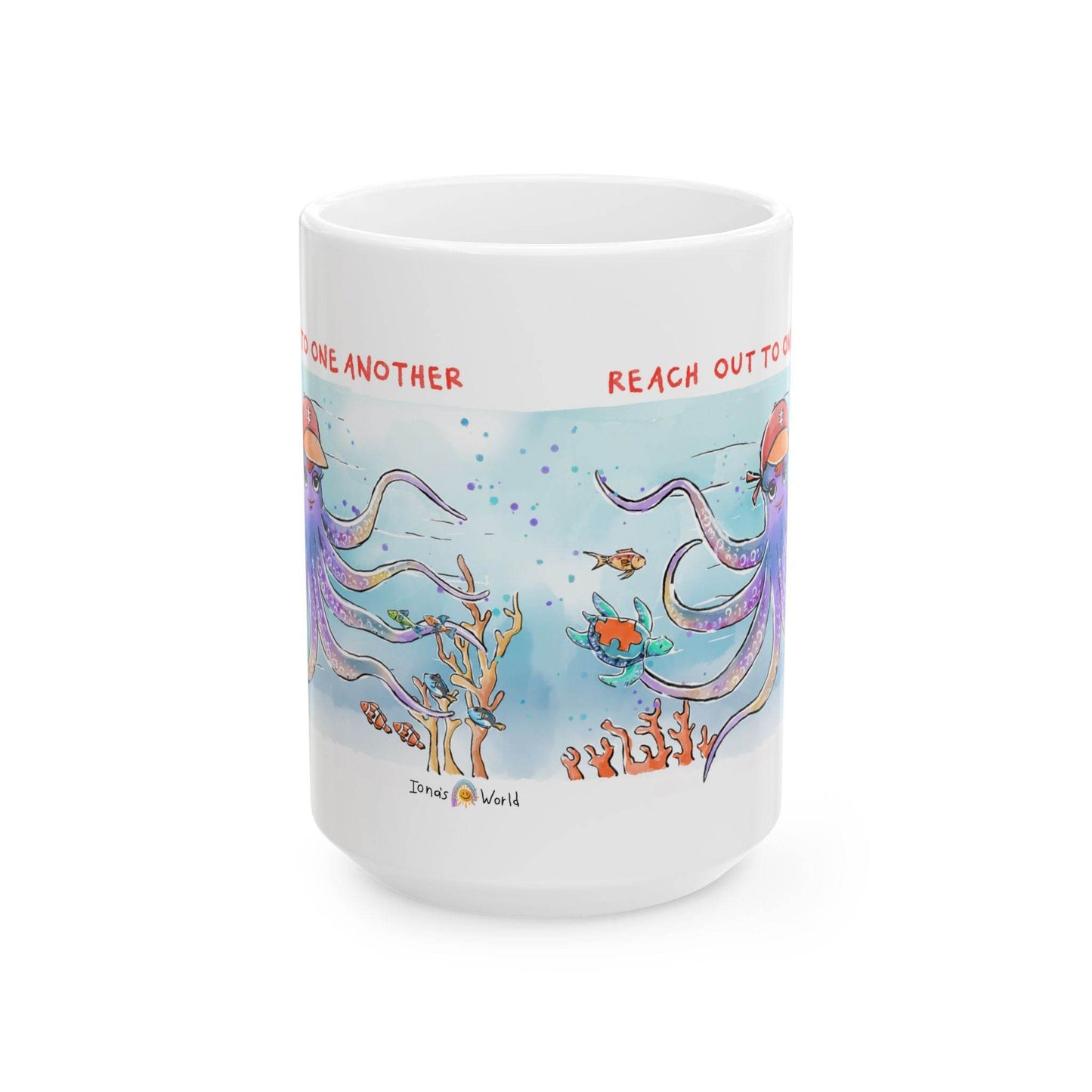 REACH OUT TO ONE ANOTHER - INSPIRATIONAL MUG - Iona's World