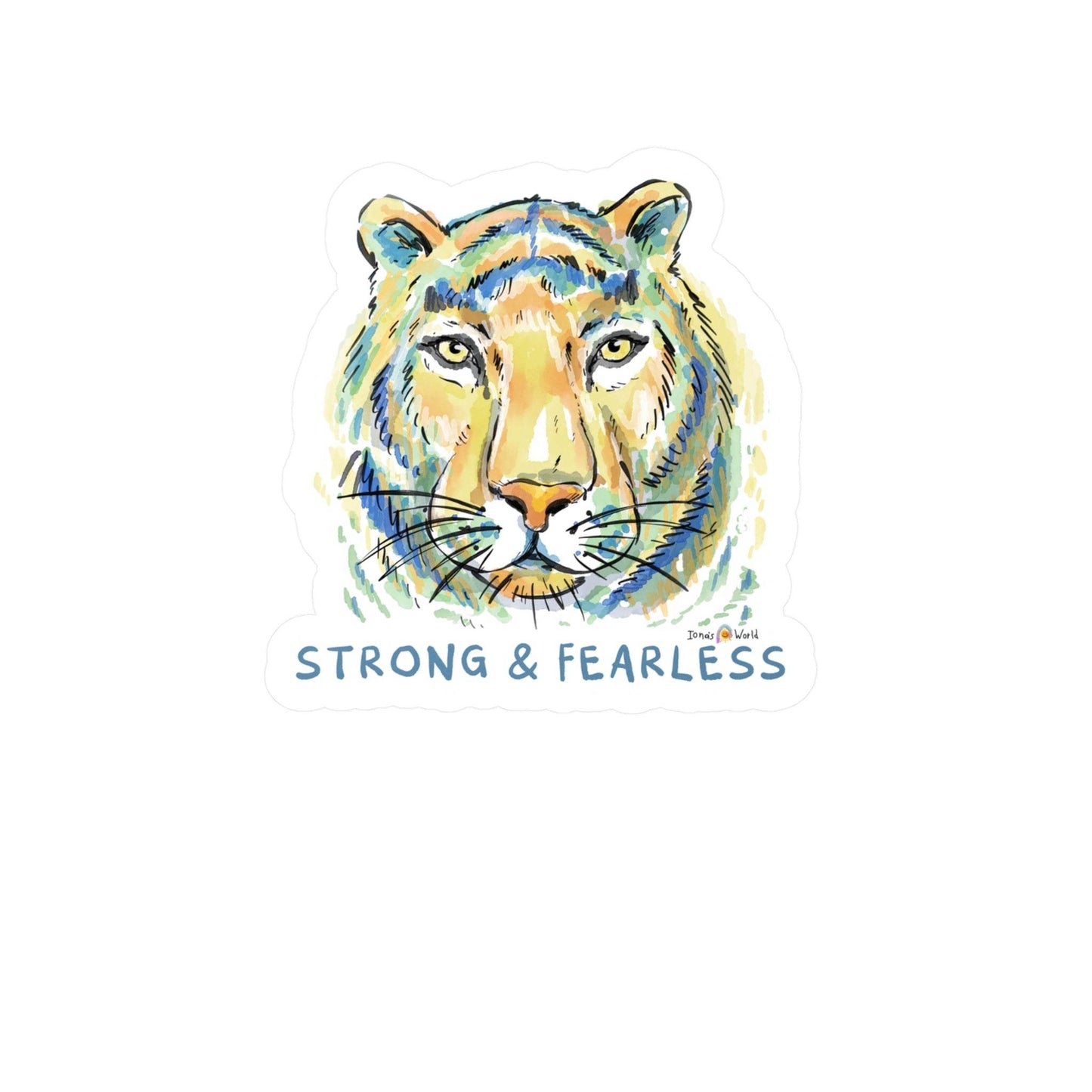 STRONG & FEARLESS - DECAL - Iona's World