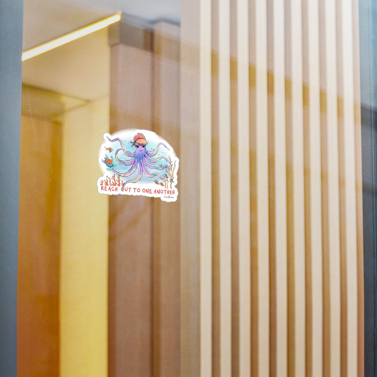 REACH OUT TO ONE ANOTHER - DECAL - Iona's World