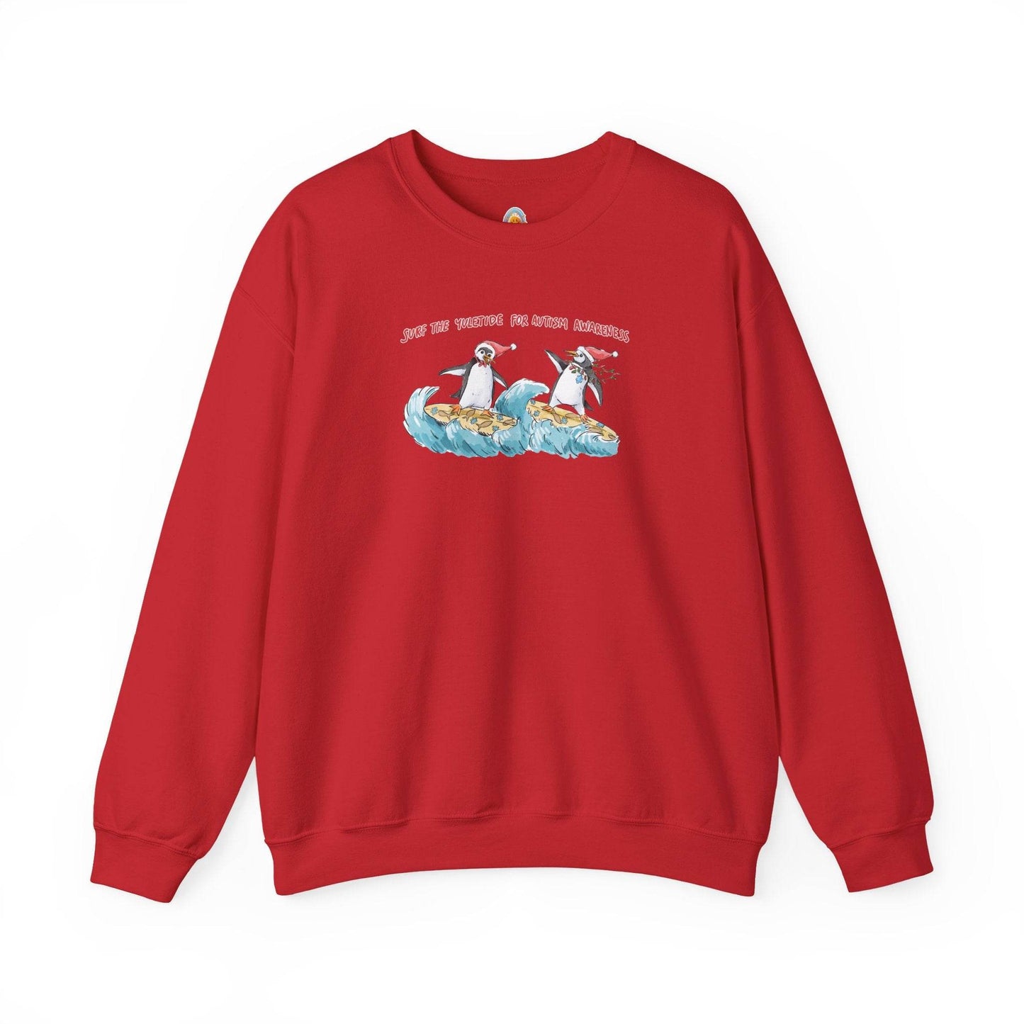 SURF THE YULETIDE FOR AUTISM AWARENESS - SWEATSHIRT - Iona's World