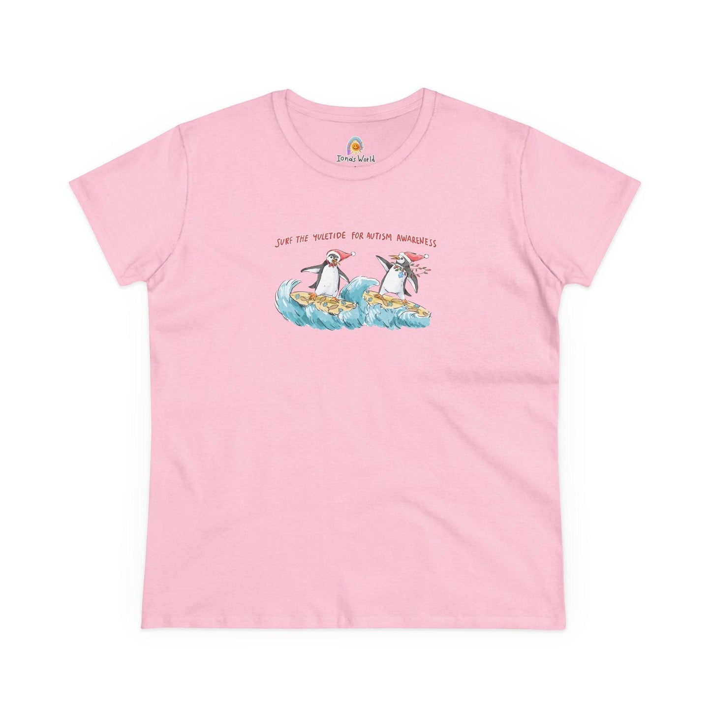 SURF THE YULETIDE FOR AUTISM AWARENESS - WOMEN'S SHIRT - Iona's World