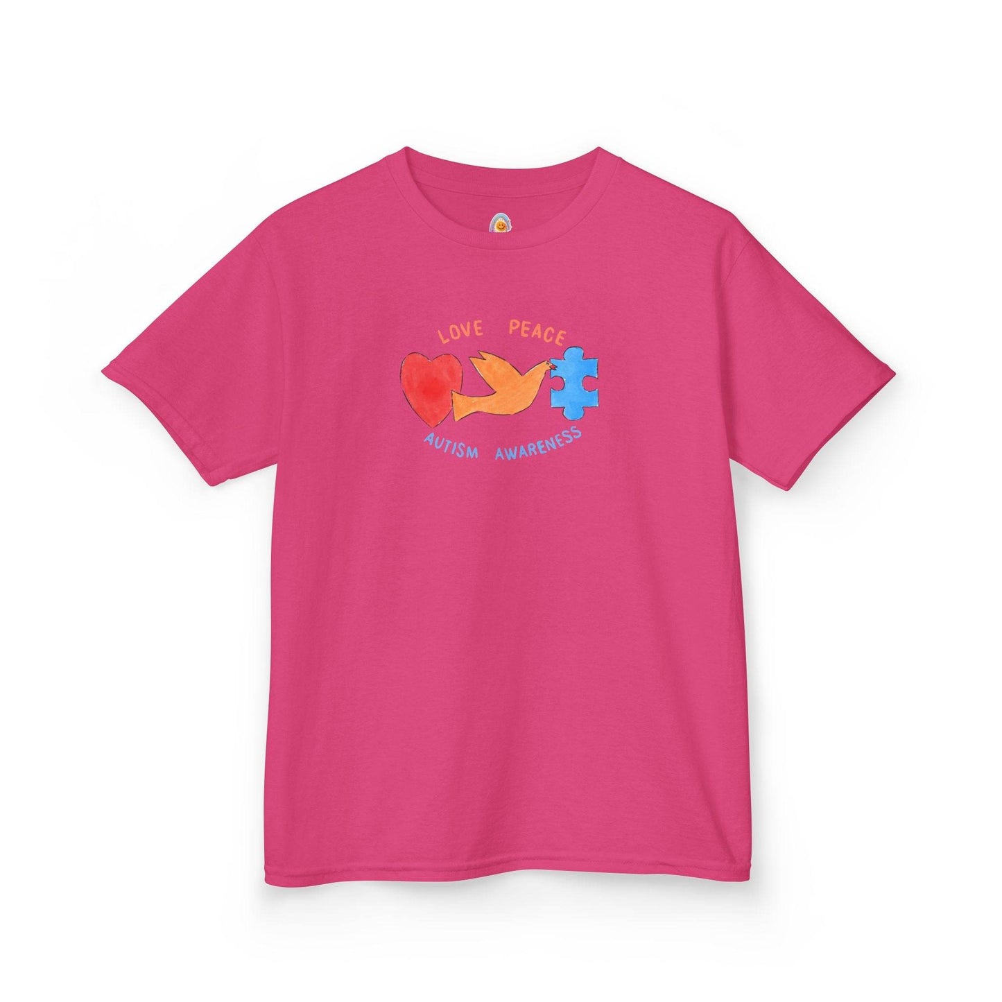LOVE, PEACE, AUTISM AWARENESS - KID'S SHIRT - Iona's World
