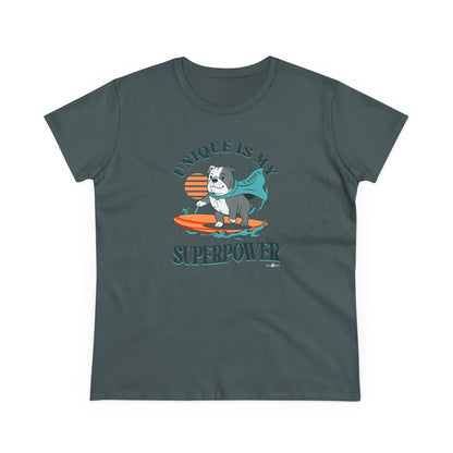 UNIQUE IS MY SUPER POWER DOG - WOMEN'S SHIRT