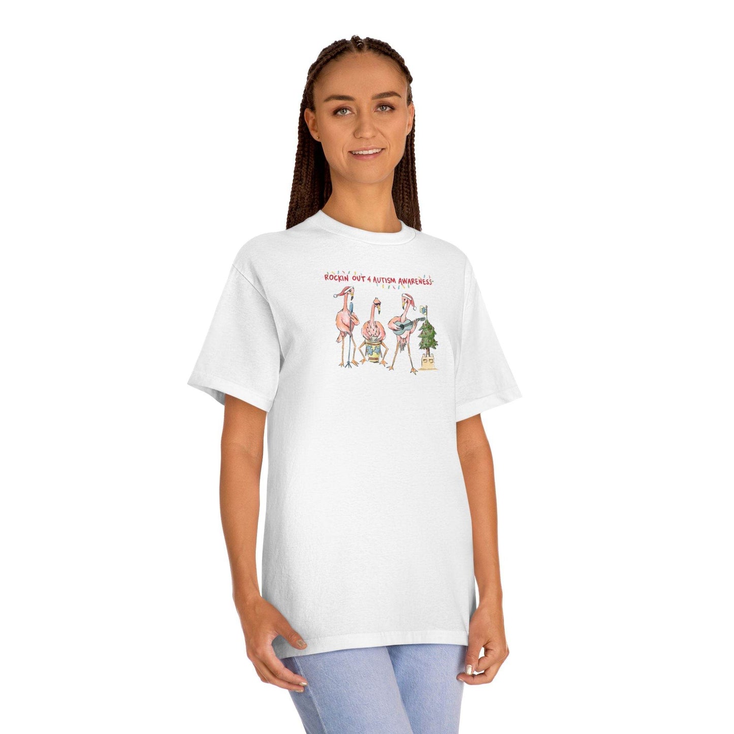 ROCKIN' OUT 4 AUTISM AWARENESS HOLIDAY - UNISEX TEE - Iona's World
