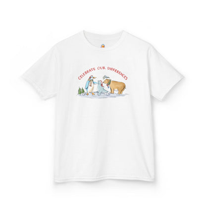 CELEBRATE OUR DIFFERENCES - HOLIDAY KID'S SHIRT