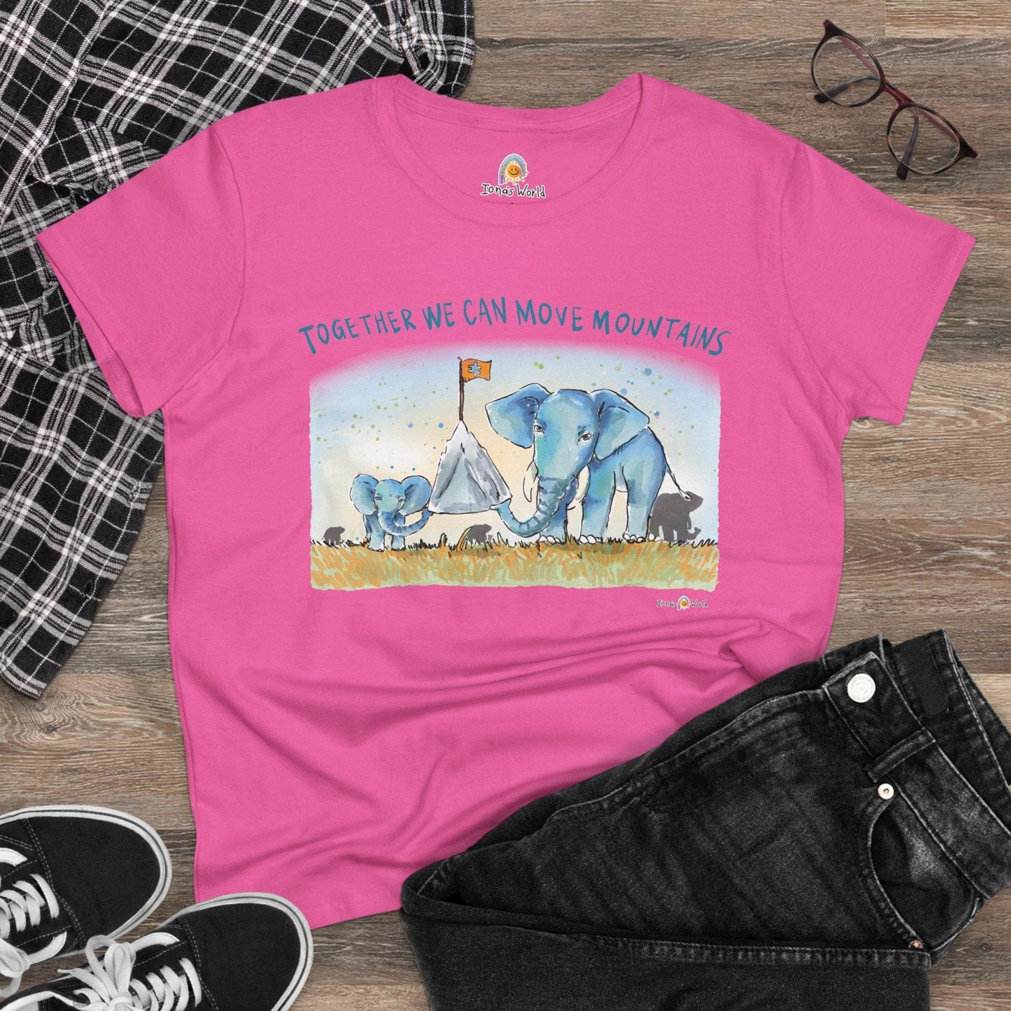 TOGETHER WE CAN MOVE MOUNTAINS - WOMEN'S SHIRT - Iona's World