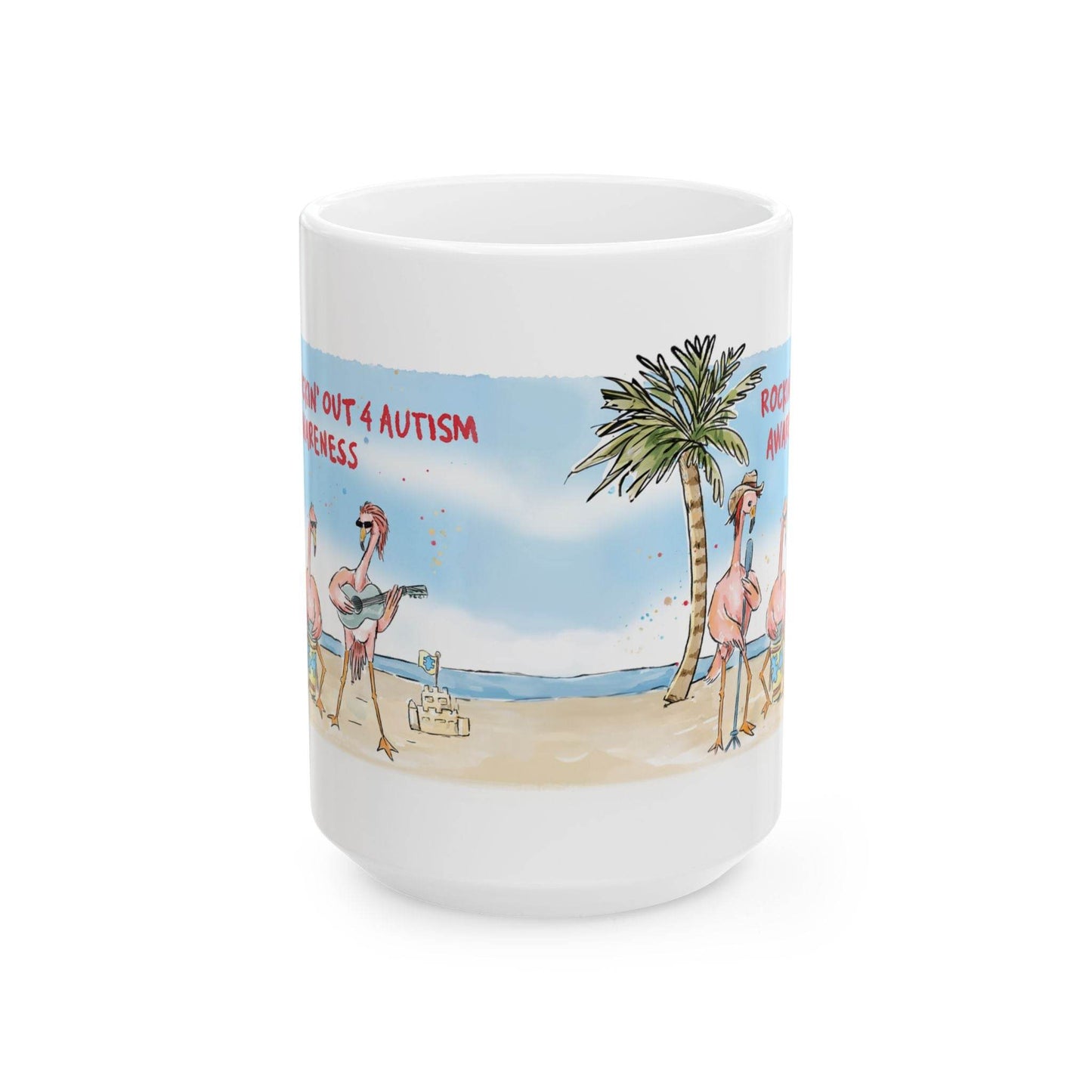 ROCKIN' OUT 4 AUTISM AWARENESS - INSPIRATIONAL MUG - Iona's World
