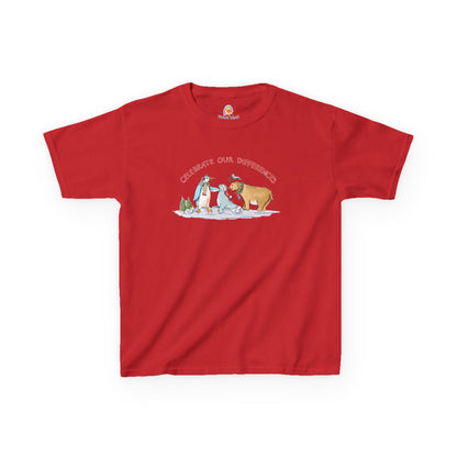 CELEBRATE OUR DIFFERENCES - HOLIDAY KID'S SHIRT