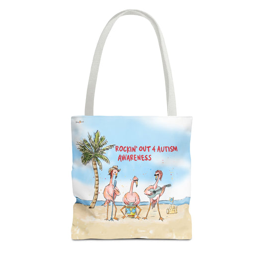 ROCKIN' OUT 4 AUTISM AWARENESS - TOTE BAG