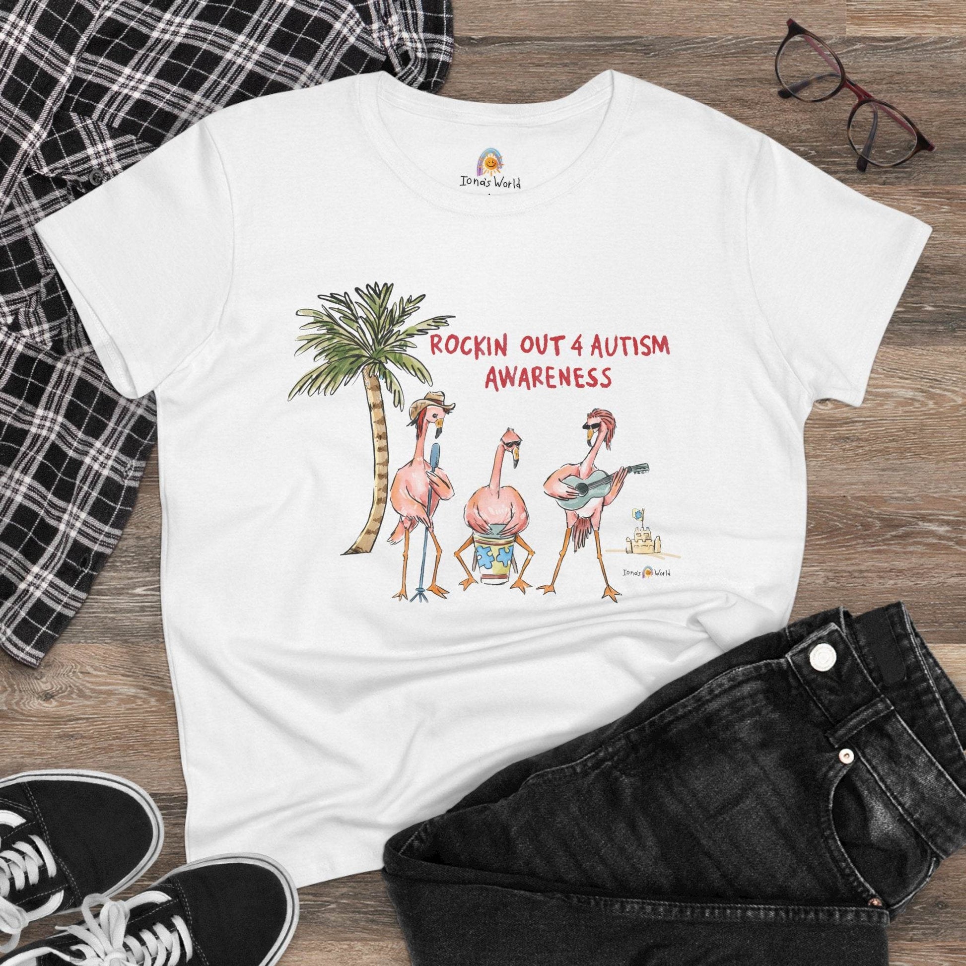 ROCKIN' OUT 4 AUTISM AWARENESS - WOMEN'S SHIRT - Iona's World