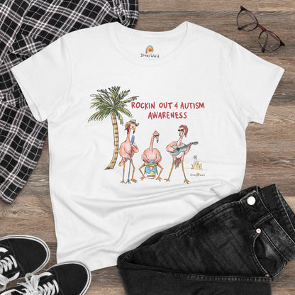 ROCKIN' OUT 4 AUTISM AWARENESS - WOMEN'S SHIRT - Iona's World