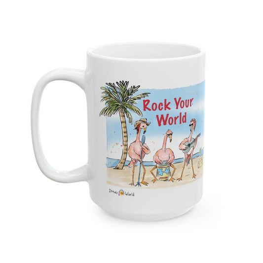 ROCK YOUR WORLD - INSPIRATIONAL MUG - Iona's World