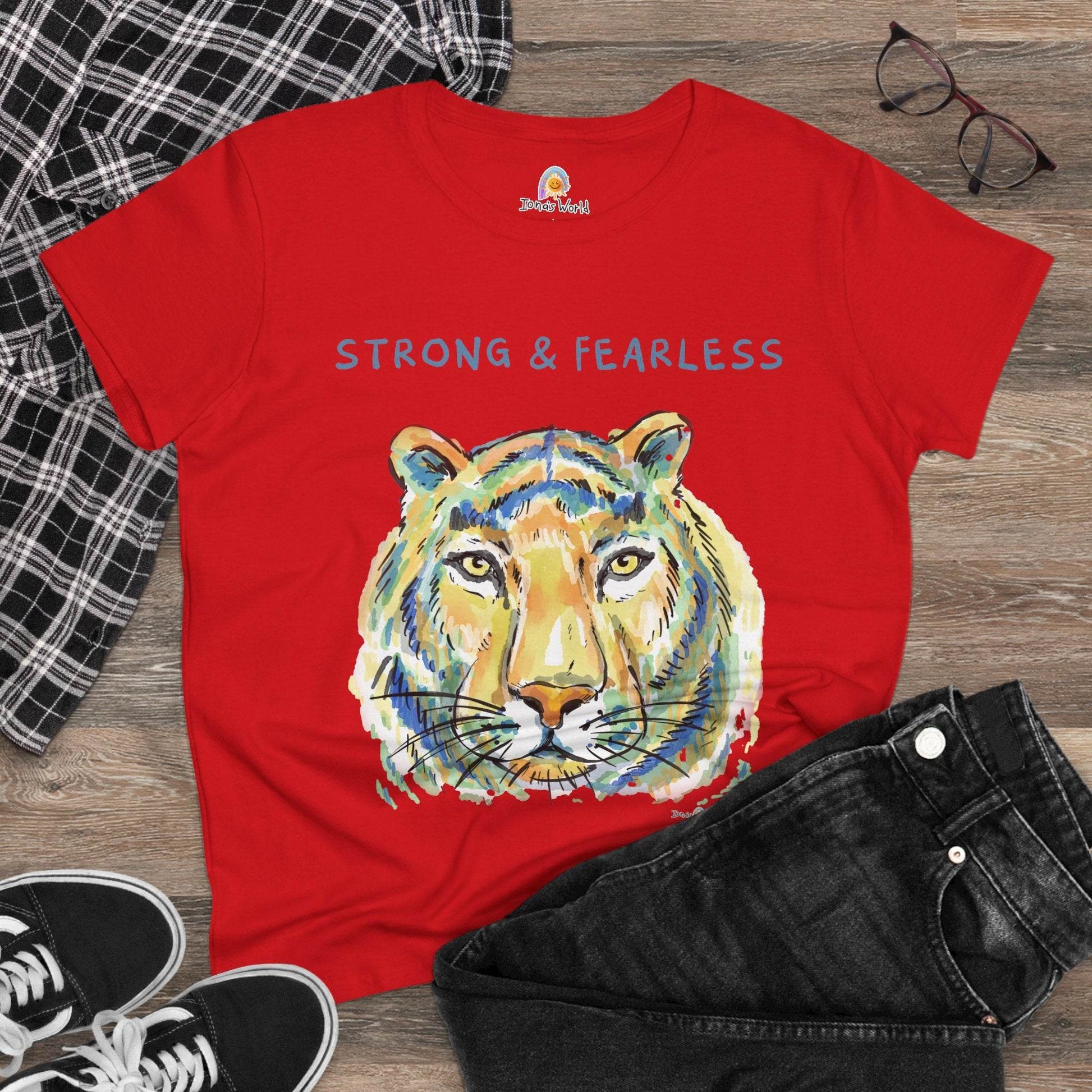 STRONG & FEARLESS - WOMEN'S SHIRT - Iona's World