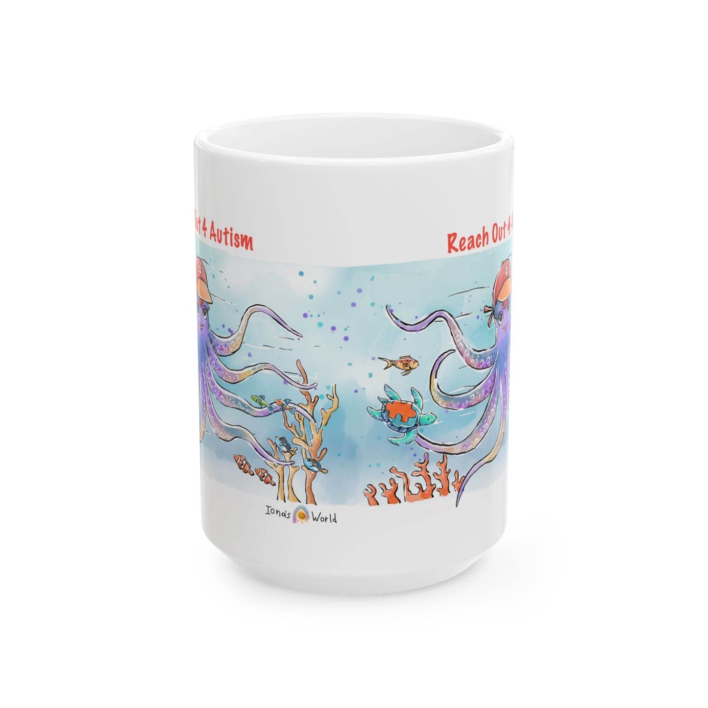 REACH OUT 4 AUTISM - INSPIRATIONAL MUG - Iona's World