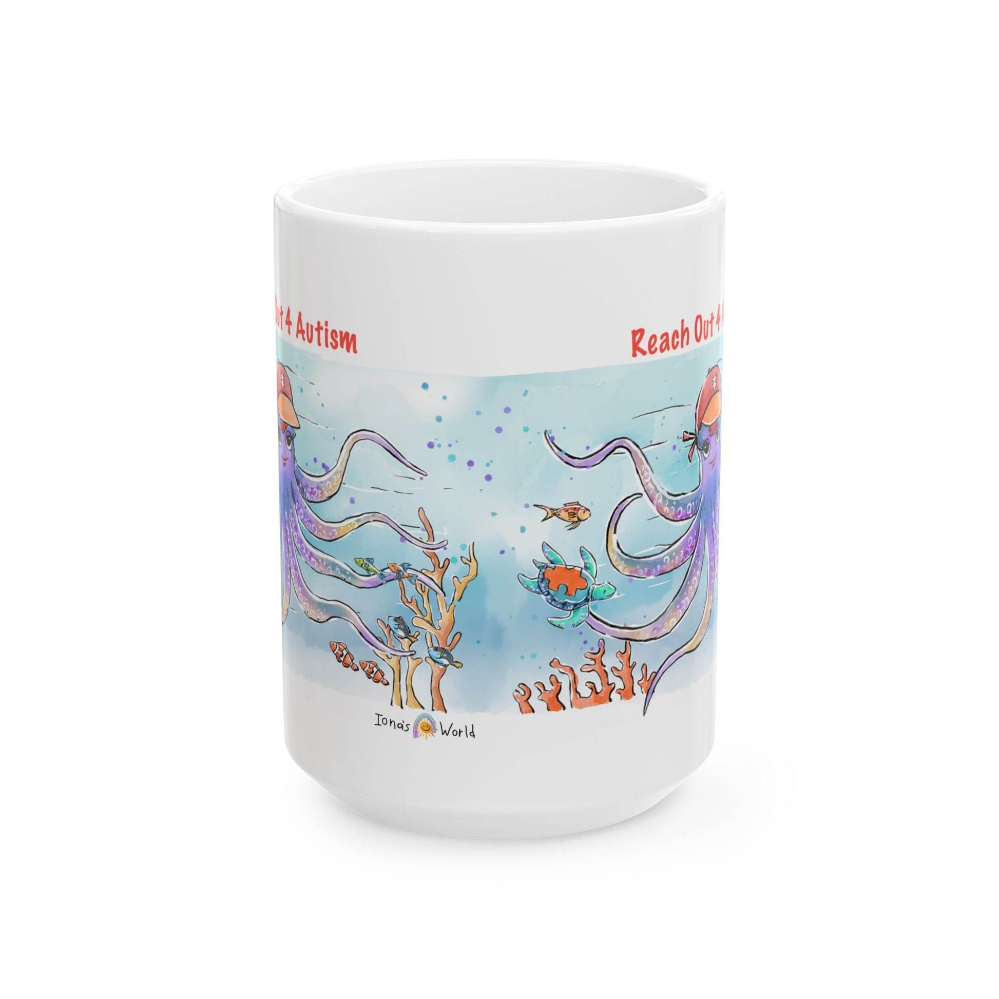 REACH OUT 4 AUTISM - INSPIRATIONAL MUG - Iona's World