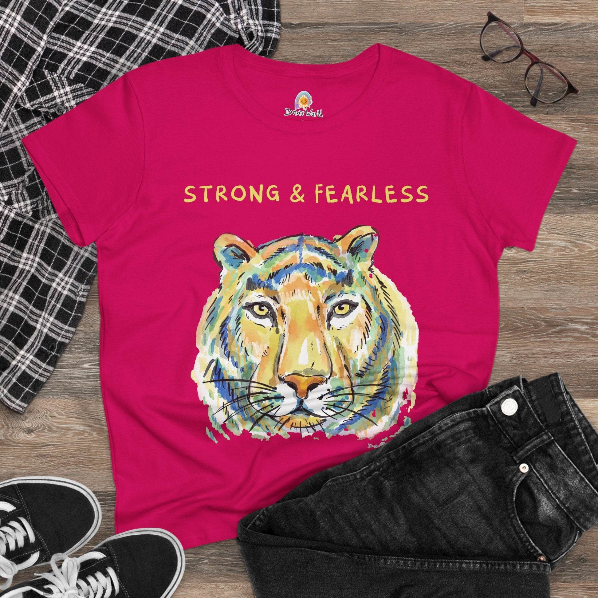STRONG & FEARLESS - WOMEN'S SHIRT - Iona's World