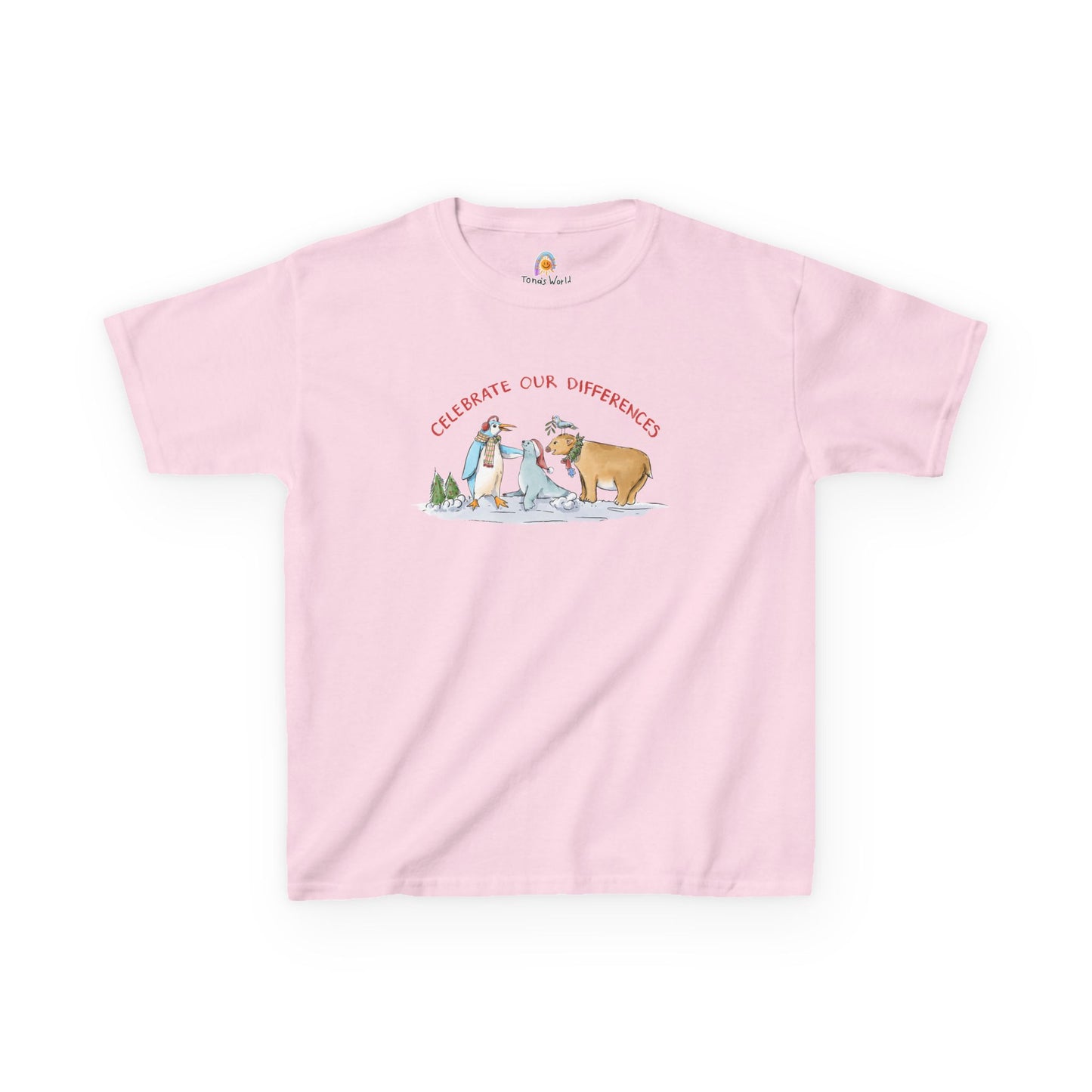 CELEBRATE OUR DIFFERENCES - HOLIDAY KID'S SHIRT