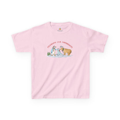 CELEBRATE OUR DIFFERENCES - HOLIDAY KID'S SHIRT