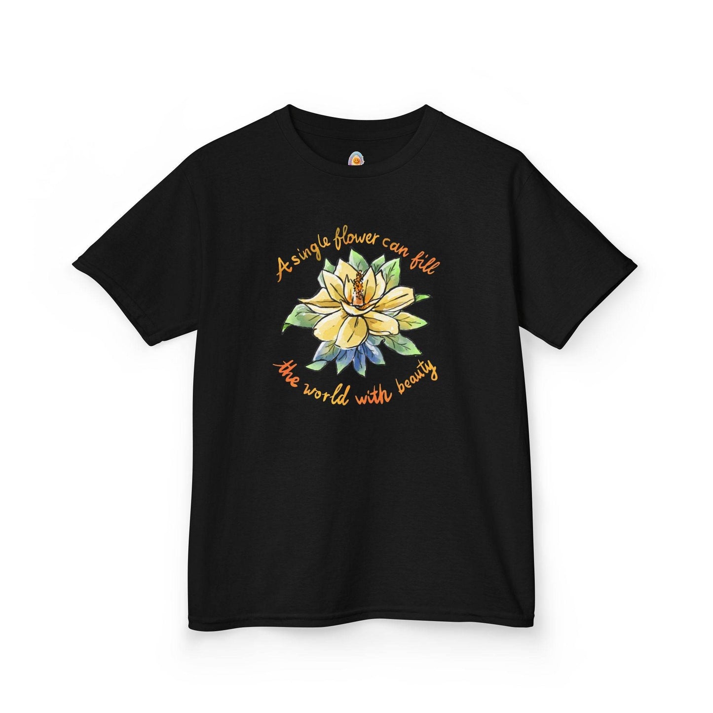 A SINGLE FLOWER CAN FILL THE WORLD WITH BEAUTY - KID'S SHIRT - Iona's World