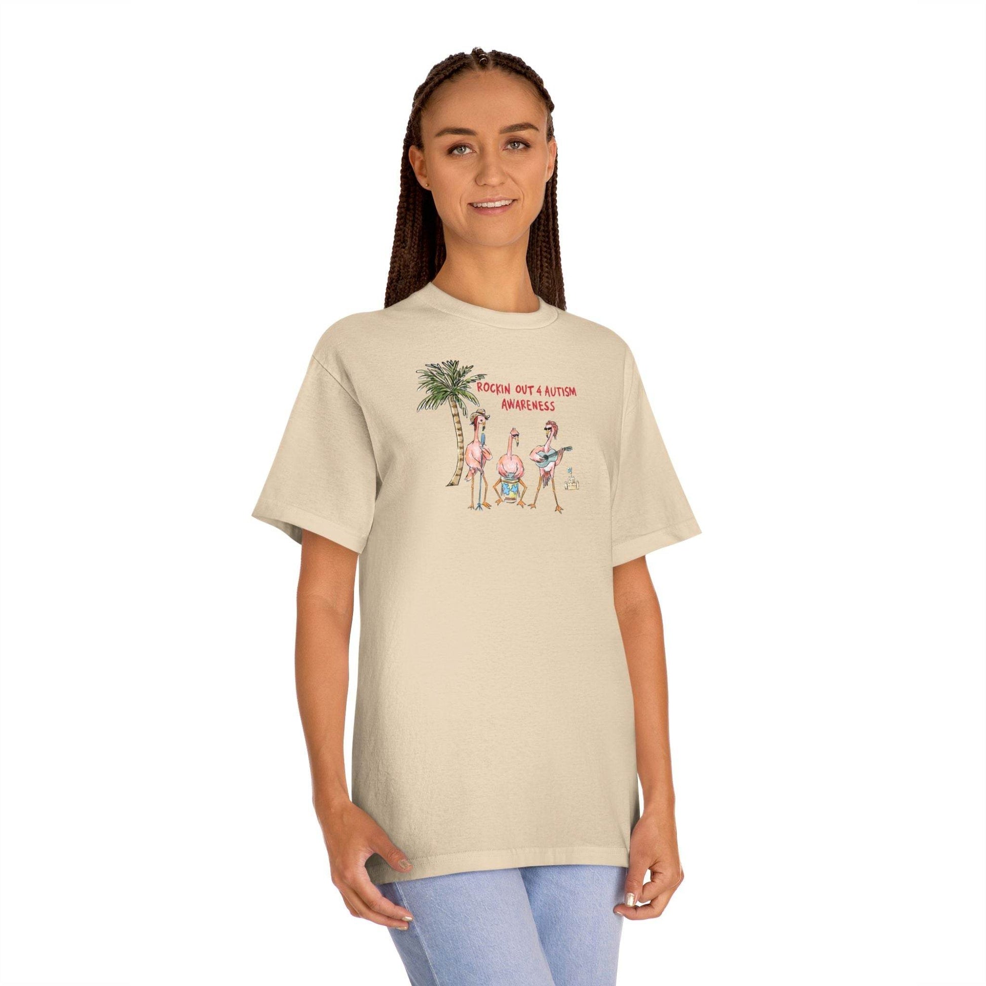ROCKIN' OUT 4 AUTISM AWARENESS - UNISEX TEE - Iona's World
