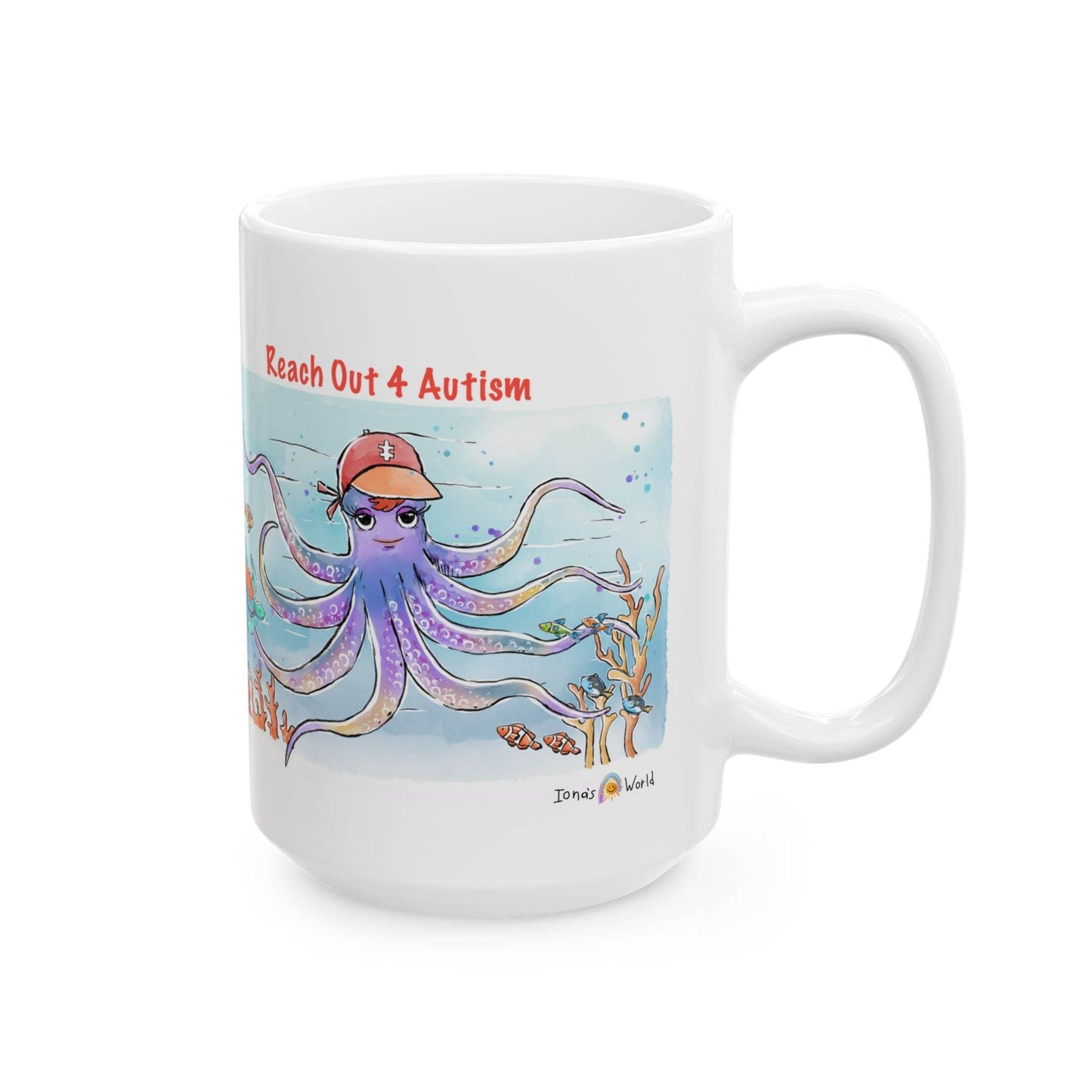 REACH OUT 4 AUTISM - INSPIRATIONAL MUG - Iona's World