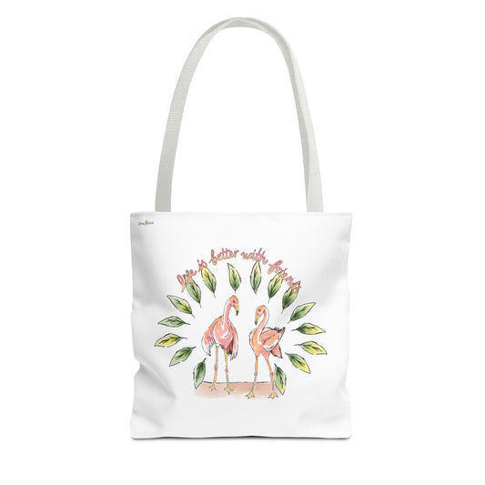 LIFE IS BETTER WITH FRIENDS - TOTE BAG