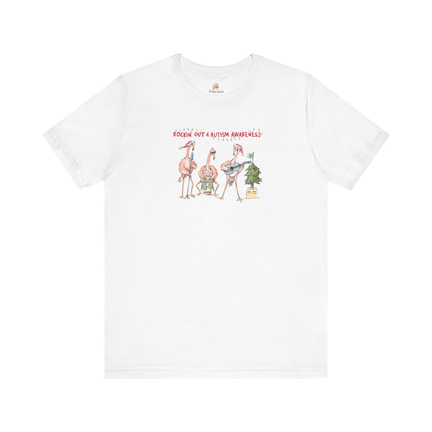 ROCKIN' OUT 4 AUTISM AWARENESS - HOLIDAY UNISEX TEE