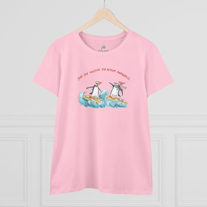 SURF THE YULETIDE FOR AUTISM AWARENESS - WOMEN'S SHIRT