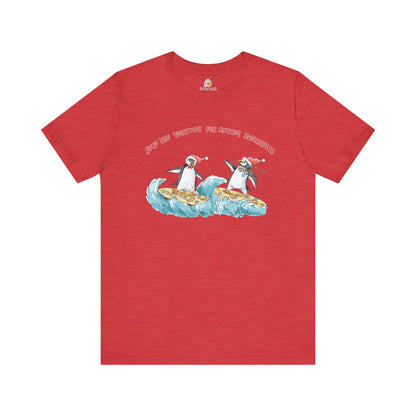 SURF THE YULETIDE FOR AUTISM AWARENESS - HOLIDAY UNISEX TEE
