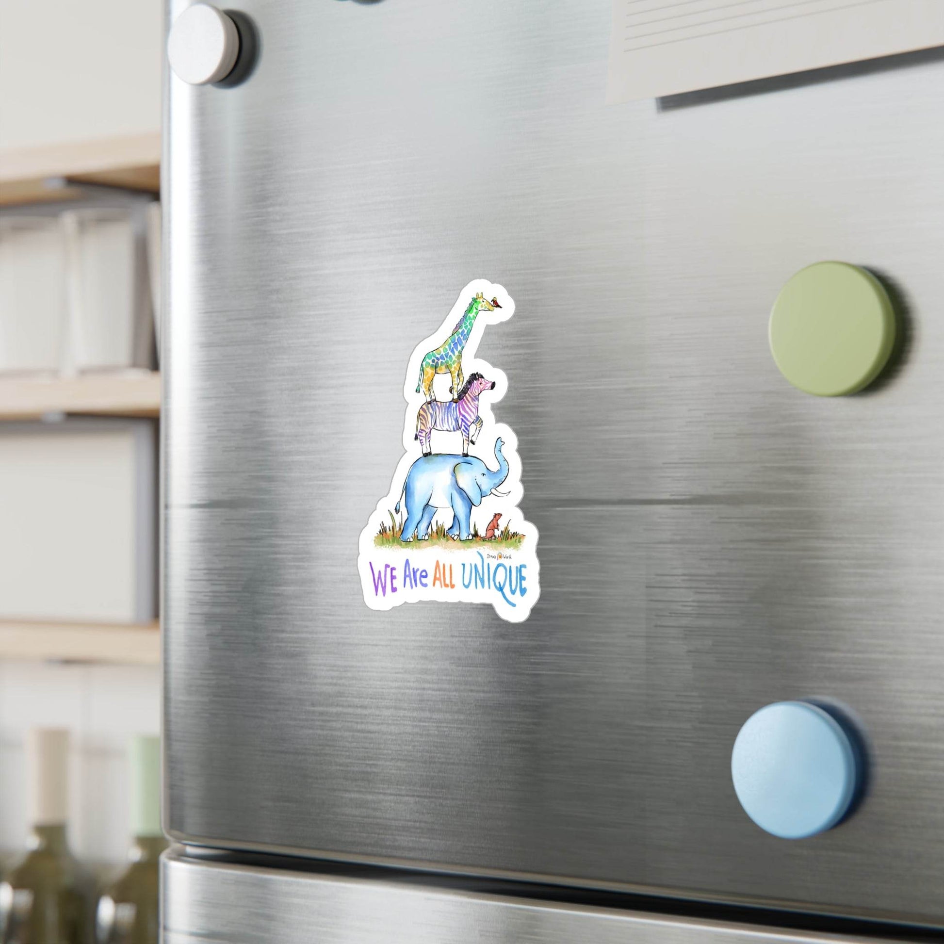 WE ARE ALL UNIQUE - DECAL - Iona's World