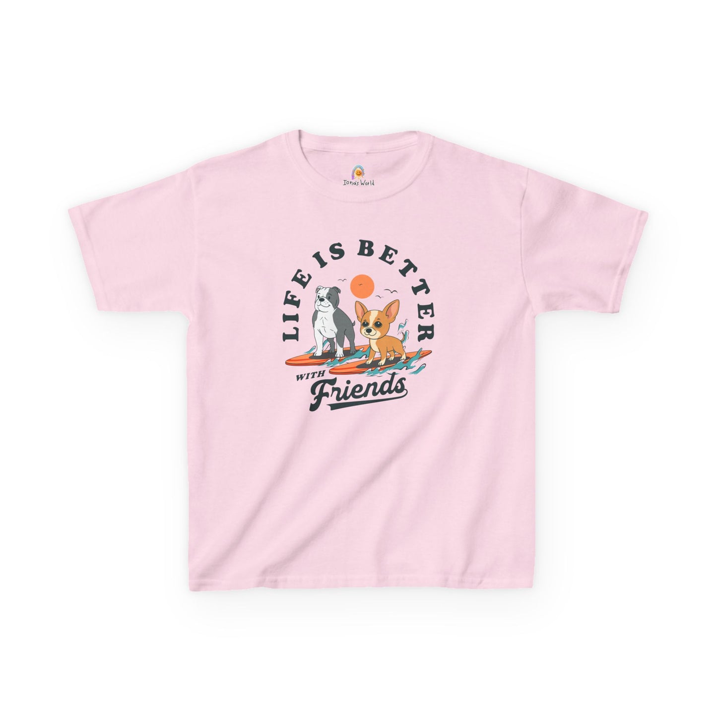 LIFE IS BETTER WITH FRIENDS DOG - KID'S SHIRT