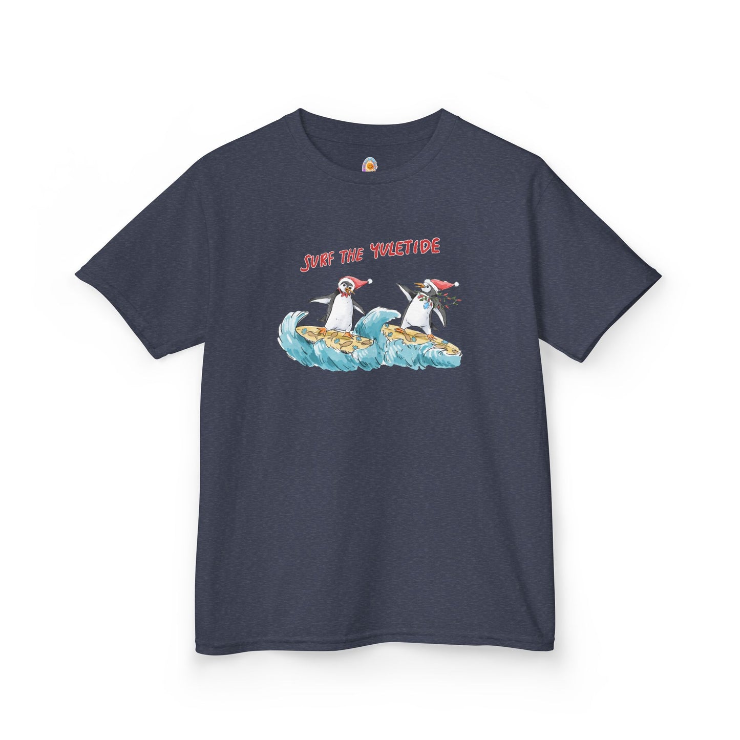 SURF THE YULETIDE - HOLIDAY KID'S SHIRT