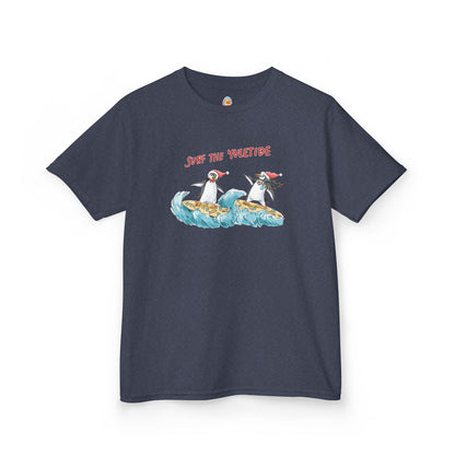 SURF THE YULETIDE - HOLIDAY KID'S SHIRT