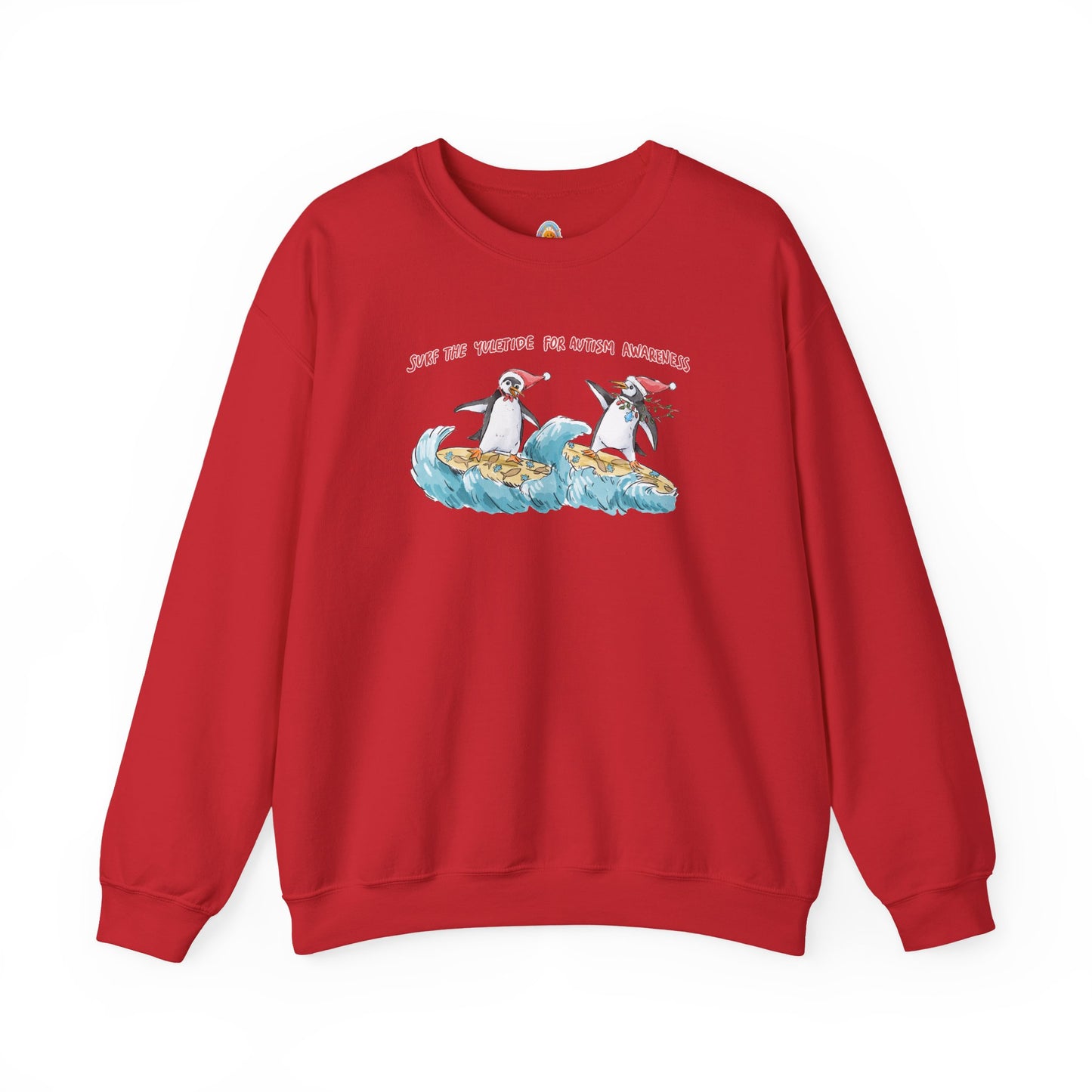 SURF THE YULETIDE FOR AUTISM AWARENESS - HOLIDAY SWEATSHIRT