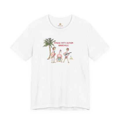 ROCKIN' OUT 4 AUTISM AWARENESS - UNISEX TEE