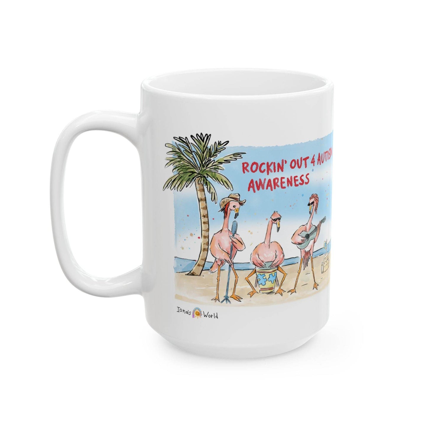 ROCKIN' OUT 4 AUTISM AWARENESS - INSPIRATIONAL MUG - Iona's World