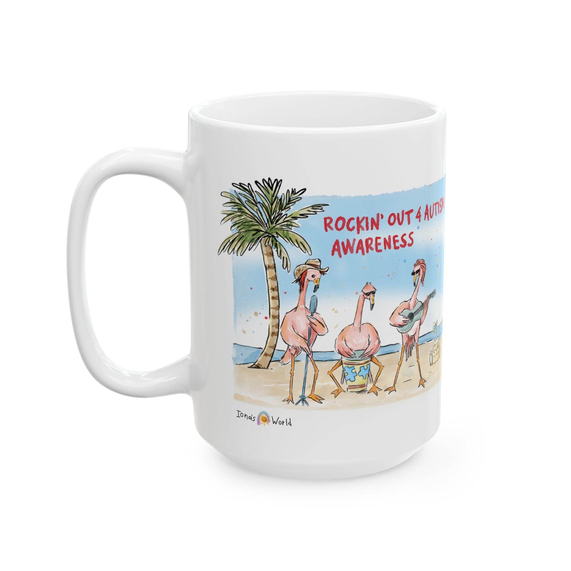 ROCKIN' OUT 4 AUTISM AWARENESS - INSPIRATIONAL MUG - Iona's World