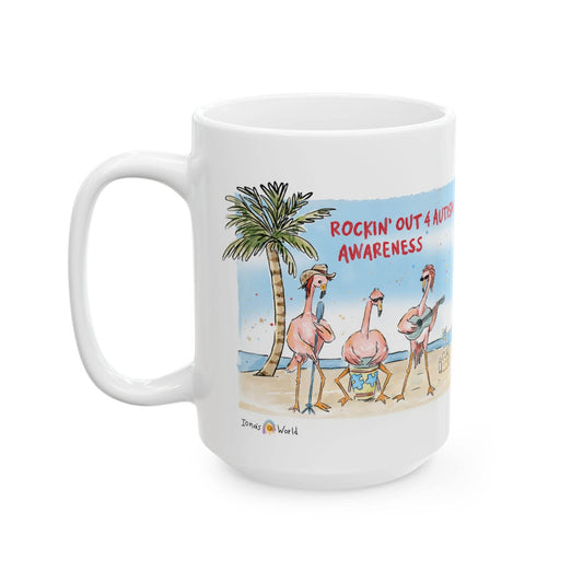 ROCKIN' OUT 4 AUTISM AWARENESS - INSPIRATIONAL MUG - Iona's World
