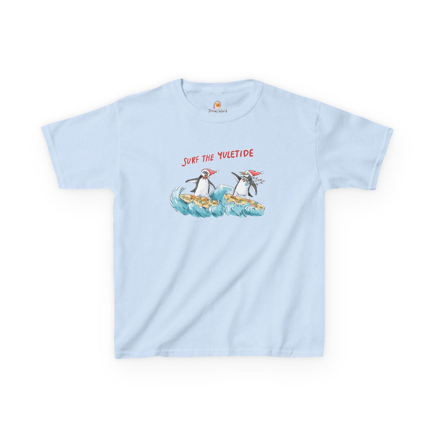 SURF THE YULETIDE - HOLIDAY KID'S SHIRT