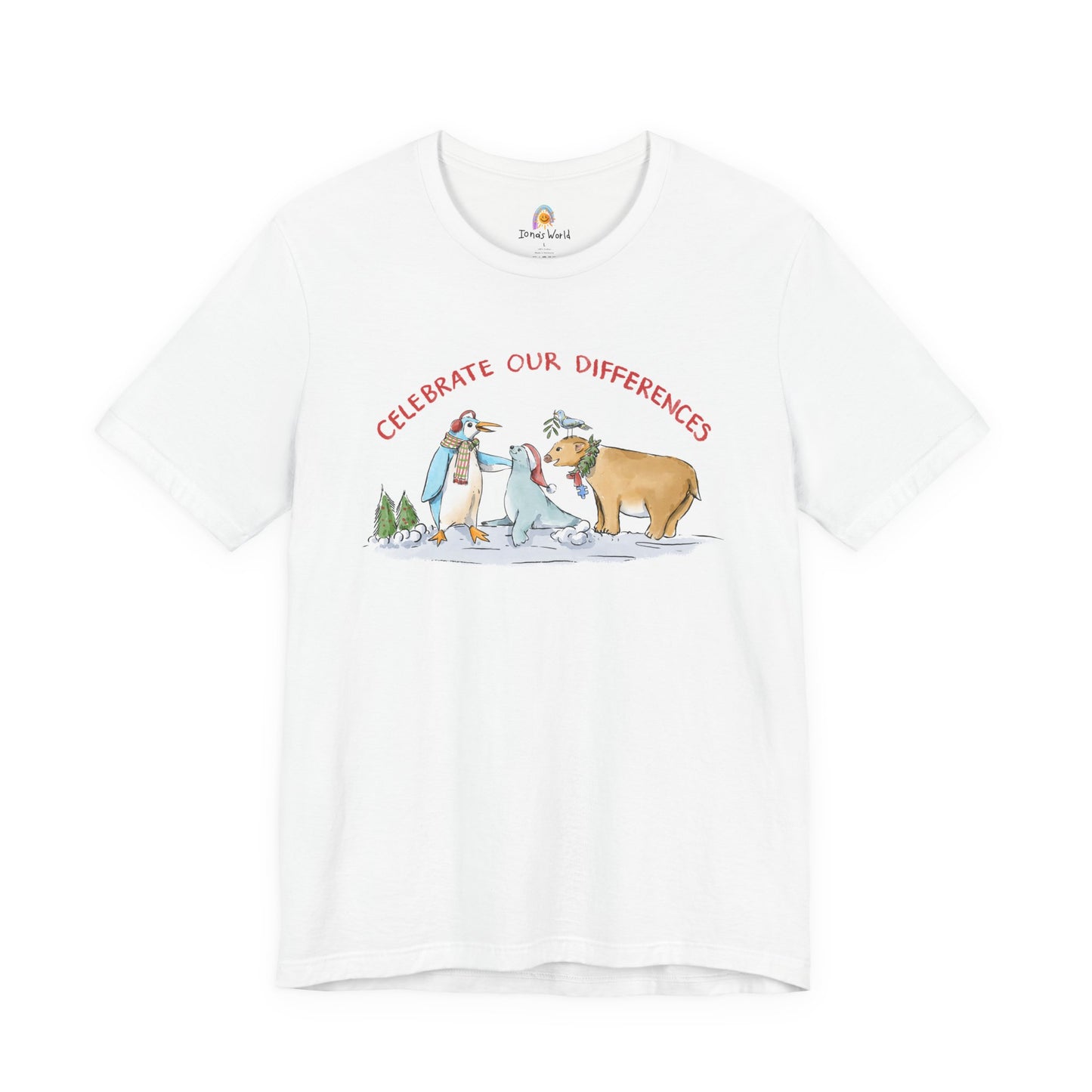 CELEBRATE OUR DIFFERENCES - HOLIDAY UNISEX TEE