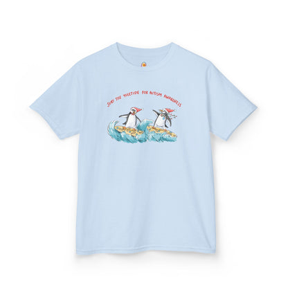 SURF THE YULETIDE FOR AUTISM AWARENESS - HOLIDAY KID'S SHIRT