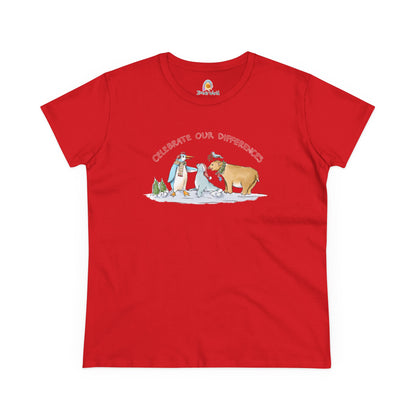 CELEBRATE OUR DIFFERENCES - HOLIDAY WOMEN'S SHIRT
